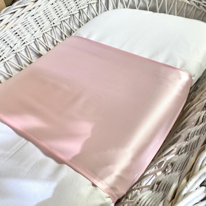 100% Mulberry silk 22 momme semi sheet, silk slip, mulberry silk sleeve - no more bed head and baby bald spots, Made in Australia