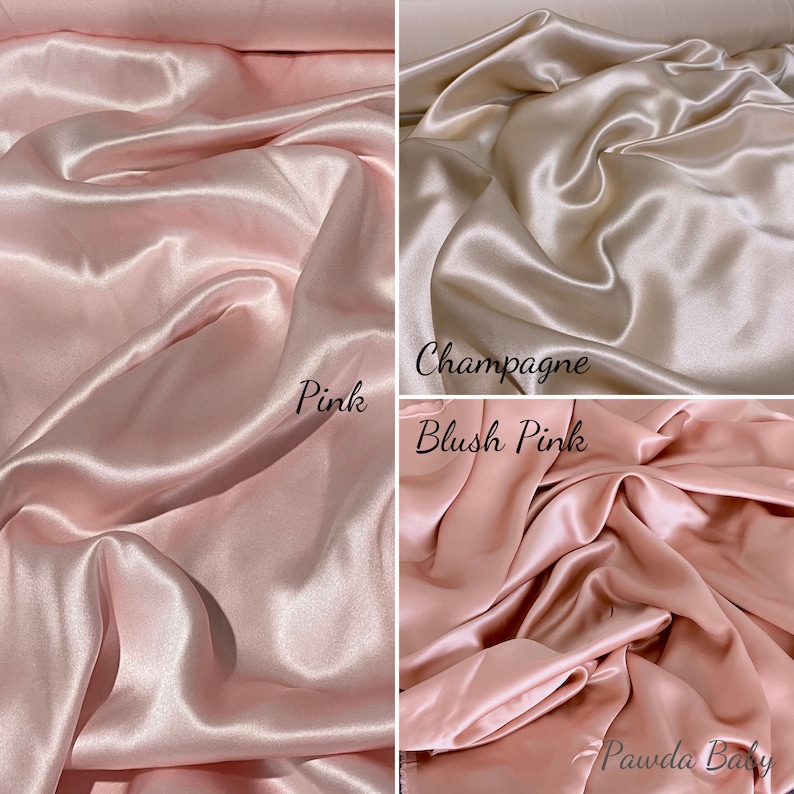 100 Mulberry silk fabric 19 or 22 momme silk 114cm wide by Etsy