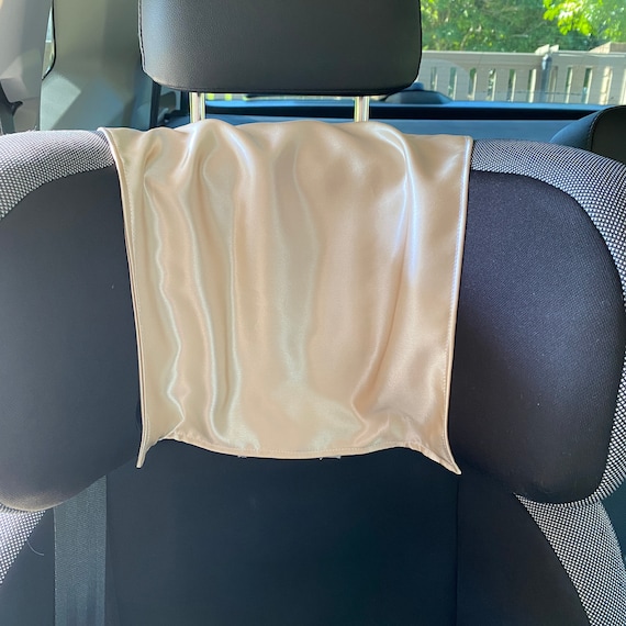 100% Pure Mulberry Silk Double Sided Baby Car Seat Headrest Cover