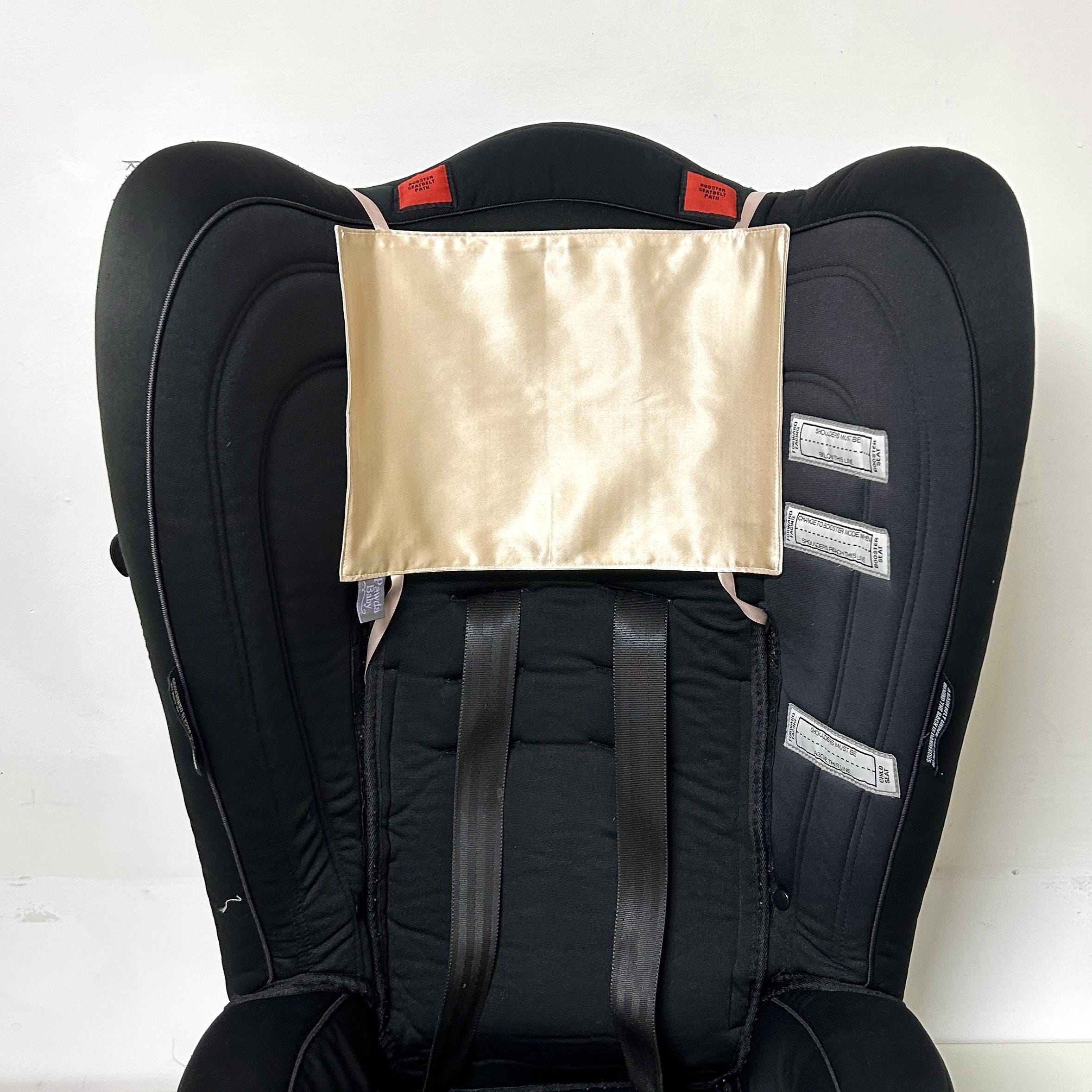 100% Pure Mulberry Silk Baby Car Seat Headrest Cover, Silk