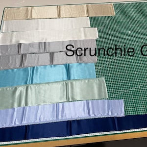 Scrunchie Mulberry silk fabric Off cut fabric for sewing projects