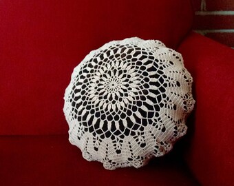 Rippled Crocheted Pillow Cover: Instant Download PDF