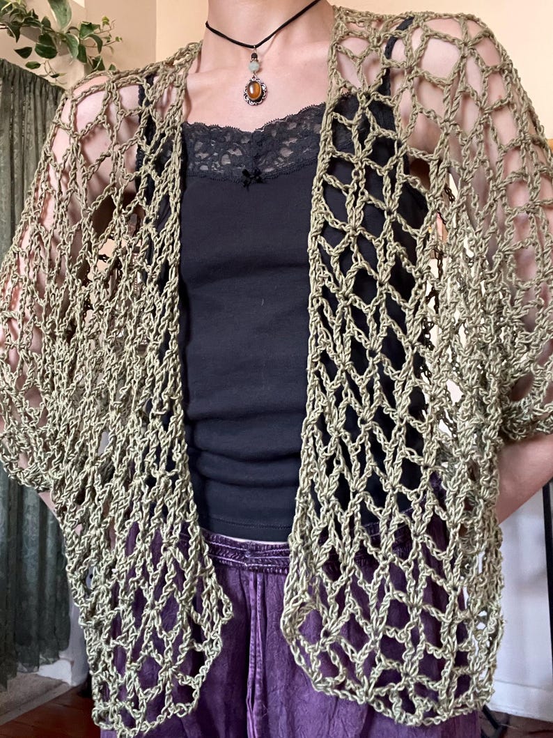 Crochet Lotus Lace Cardigan Pattern | *PDF File Instant Digital ...