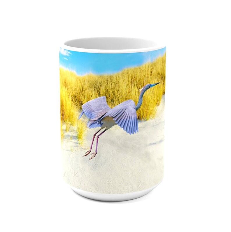 Coffee Mug - Heron's Loft est. 2023 - Heron's Loft Swag - White Script