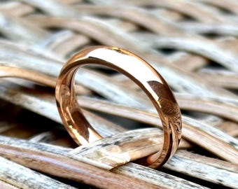 simple rose gold, silver, or gold ring, rose gold stackable rings, SIZES 5, 6, 7, 8, 9, 9.5 (gold), 10, 11, and 12 thumb pinky rings