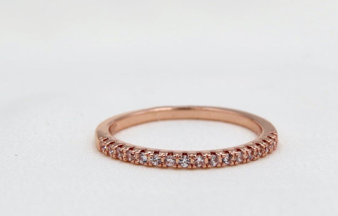Simple Rose Gold Ring, Minimalist Ring, 2mm Rose Gold Ring for Women ...