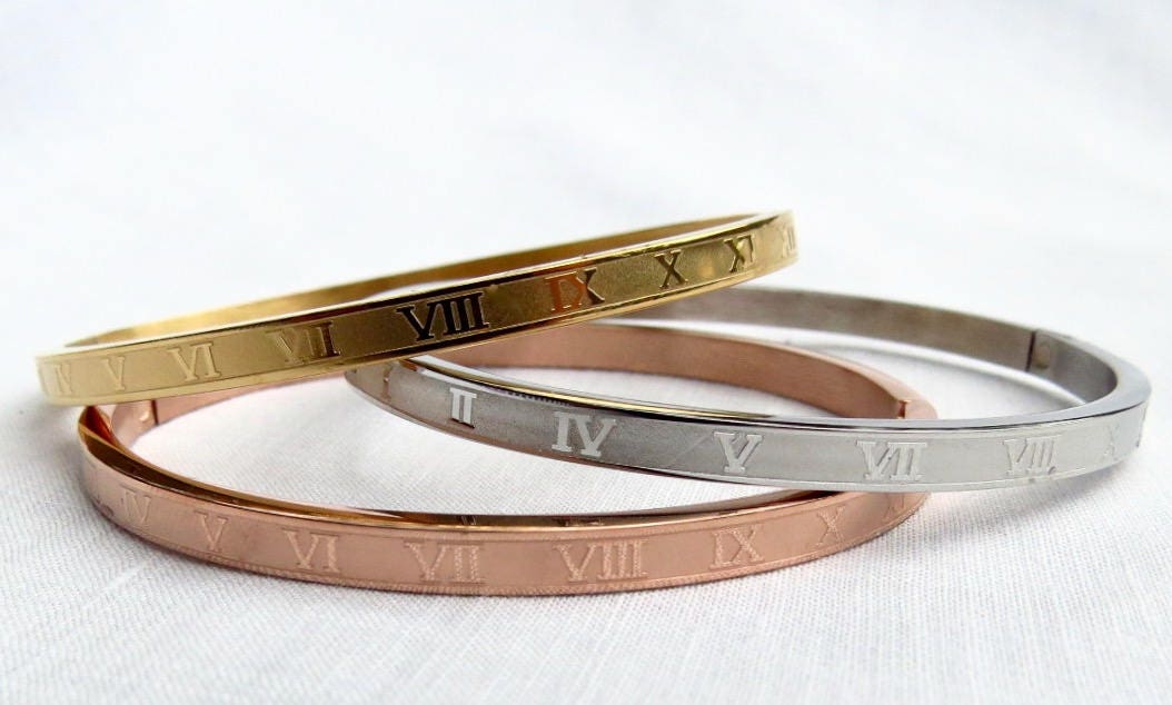 louis vuitton roman numeral bracelet