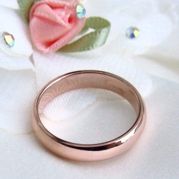 simple rose gold, silver, or gold ring, rose gold stackable rings, SIZES 4, 5, 6, 7, 8, 9, 9.5 (gold), 10, 11, and 12 thumb pinky rings