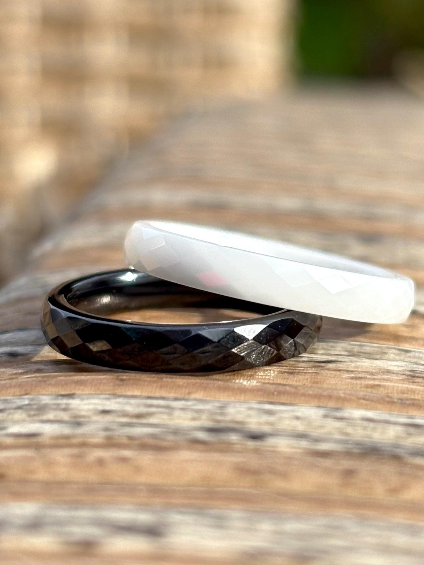 JewelryWe Sieraden, 1 paar ringen, roestvrij staal, partnerringen, vriendschapsringen, trouwringen, verlovingsringen, bruiloftsring, meerdere modellen