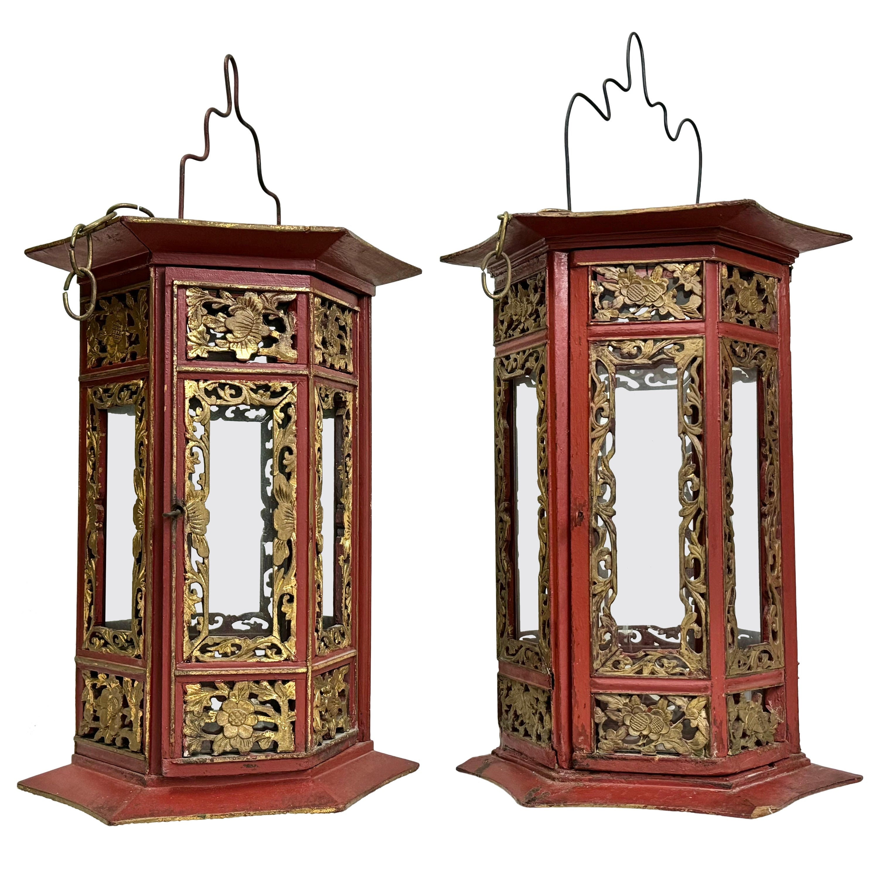 Chinese Wooden Lanterns