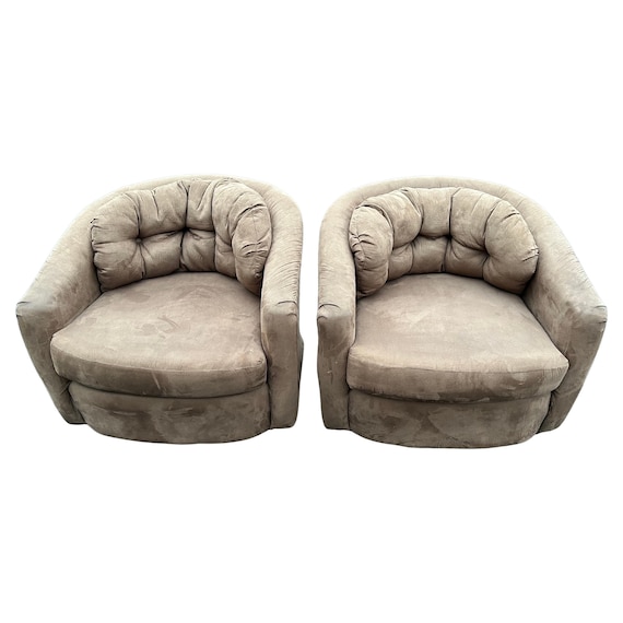 Groovy chocolate swivel 2025 chair