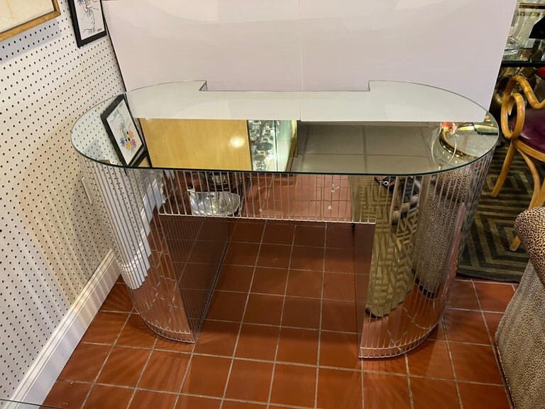1980s Mirrored Disco Ball Desk or Vanity -  Hong Kong