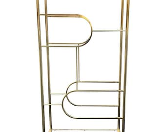Design Institute of America Brass Etagere