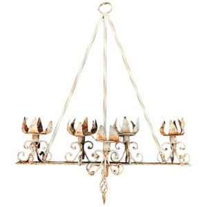 Medieval Style Iron Wall candelabra