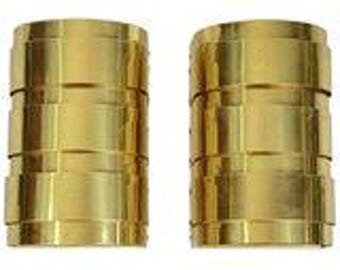 Pair of Curtis Jere Style Brass Wall Sconces