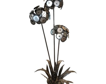 SOLD-Curtis Jere 5 Ft Tall  Brutalist Sculptural Raindrops Tree