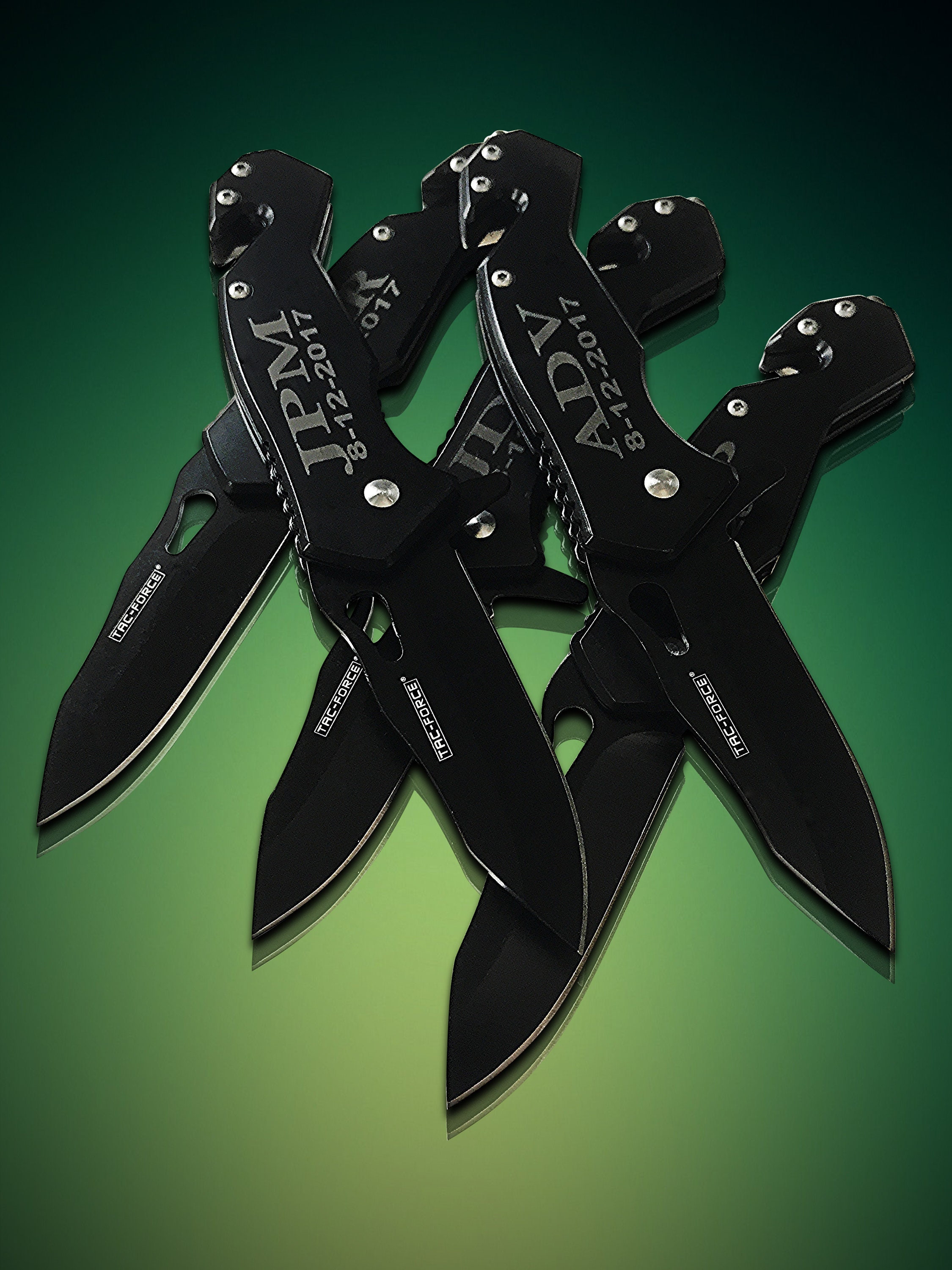 Company logo engraved pocket knife TacForce Speedster Etsy