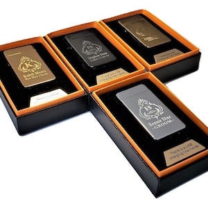4 USB Lighters plasma double arc technology, Personalized Windproof rechargeable lighter, Engraved Wedding, Outdoorsman & suvival gift.