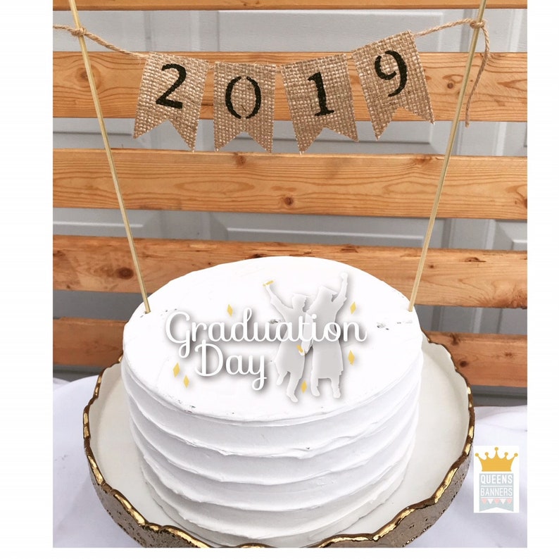 Graduation Cake Class of 2019 Banner Graduation Decor Graduation Centerpiece Graduation Cake Topper Class of 2019 Cake Topper