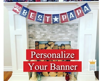 Father's Day Banner, Father's Day, Best Dad Banner, Best Daddy Banner, Fathers Day Decorations, Gift for Dad, Best Daddy