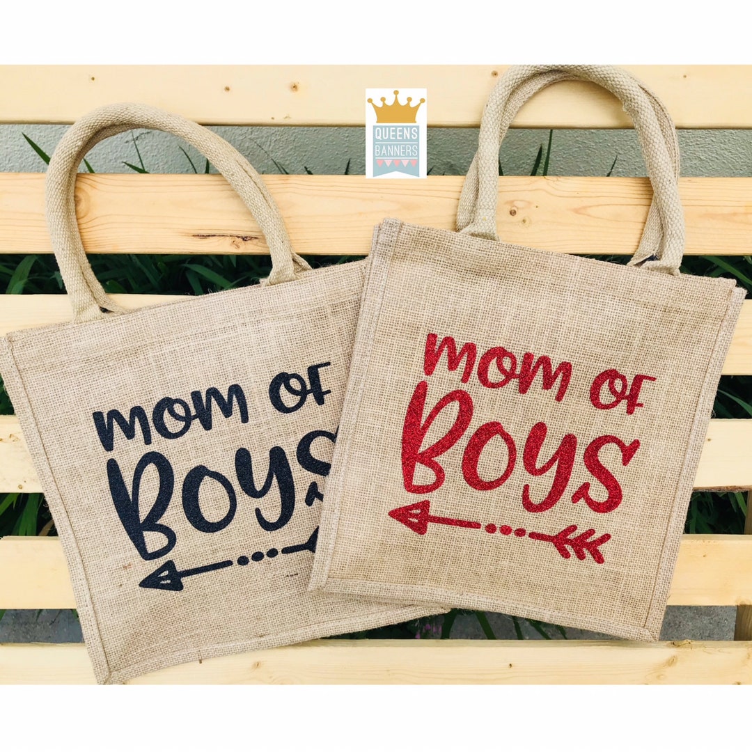 Mom of Boys, Mother's Day Gifts, Mom Tote, Boy Mom Tote, Boy Mom Gift