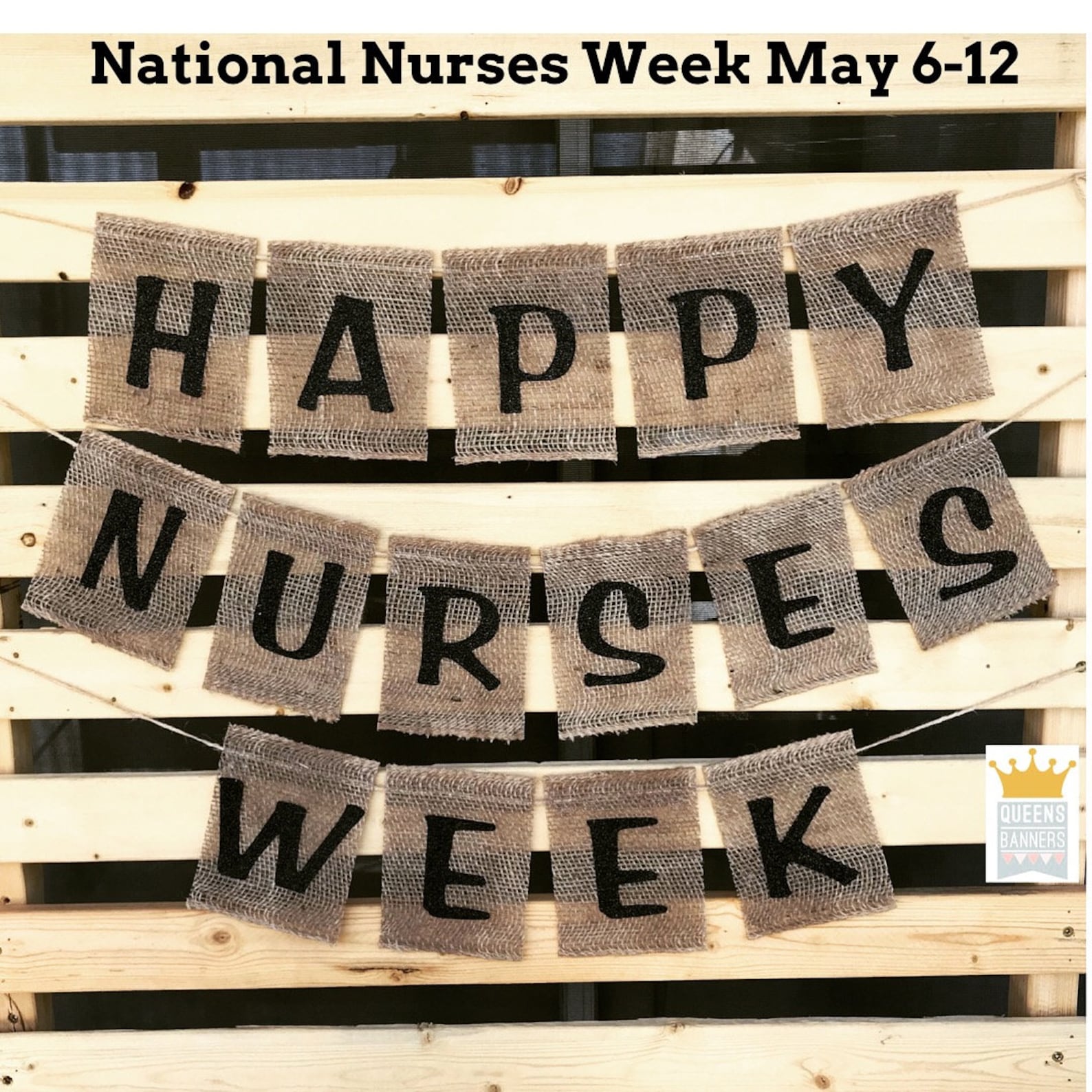 Nurses Week Gifts Nurse Week Banner Happy Nurses Week Etsy