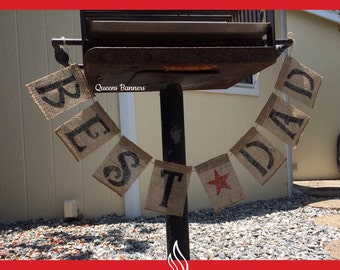 Father's Day Banner, Best Dad Banner, Fathers Day Decorations, Gift for Dad, Best Daddy