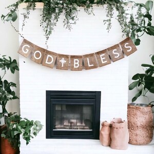 First Communion Banner, God Bless Banner, Baptism Banner, Communion Banner, Christening Banner, First Communion Banner