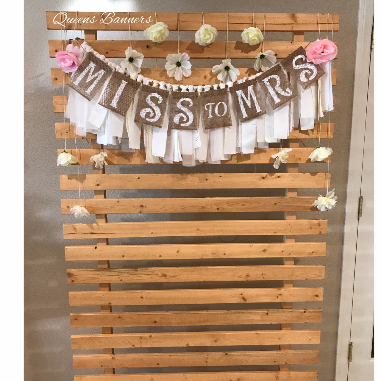 Wood Pallet Wall Display Wedding Backdrop Wood Pallet Etsy