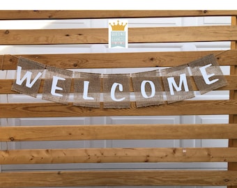 Pancarta de bienvenida, cartel de bienvenida, decoración de bienvenida