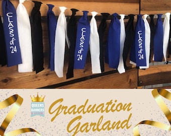 Graduation Garland, 2024 Garland, 2024 grad party, Class of 2024 banner, Graduation Party Decor, Class of 2024 decorations
