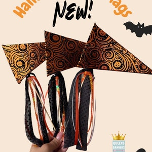 Pumpkin Flag, Halloween Flag, Halloween Tiered Tray, Halloween Mini Flag, Halloween Pennant Flag, You&#39;ve Been Boo&#39;ed, Halloween cake topper