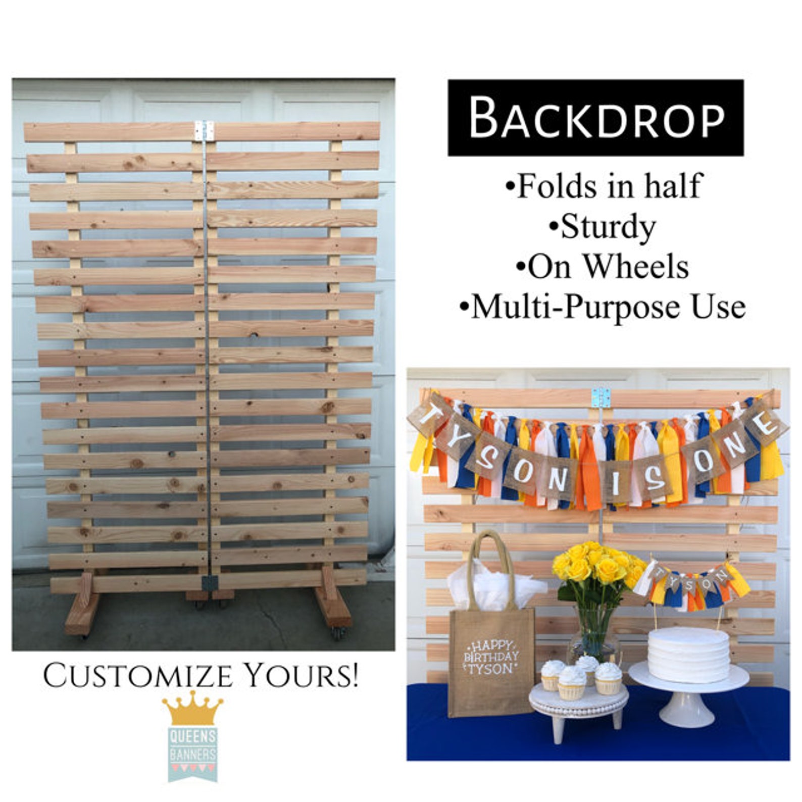 Wood Pallet Wall Display Wedding Backdrop Retail Display Etsy