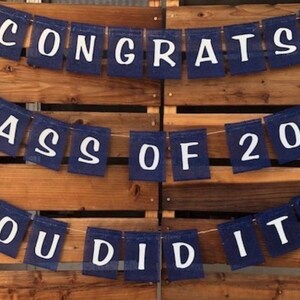 Graduation Banner, YOU DID IT Banner, Class of 2025 banner, Graduation Party Decor, Class of 2025 decorations