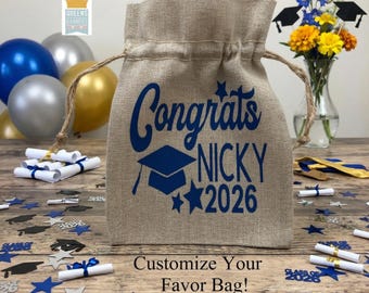 Class of 2026 favor bag, 2026 Graduation gift, 2026 Favor Bags, Graduation favor bag, Party favor bag, Graduation Party, Grad Party decor