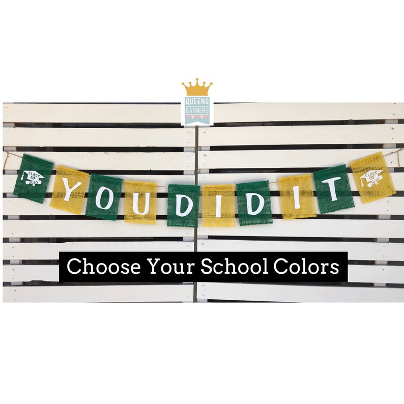 Graduation Banner YOU DID IT Banner Class of 2021 Banner | Etsy