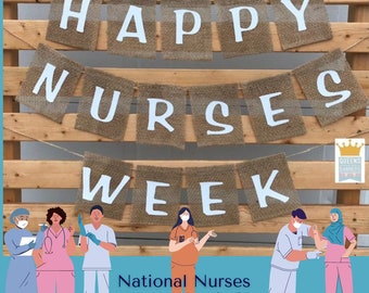 Buy Happy Nurses Week Banner Thank You Nurses Party Decorations - Nurse AEE