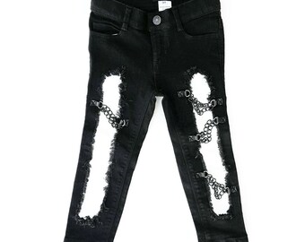 black distressed jeans kids