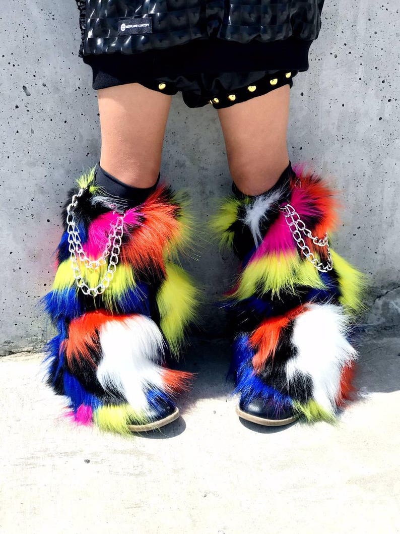 Girls Leg Warmers Faux Fur Leg Warmers Leg Warmers With Etsy