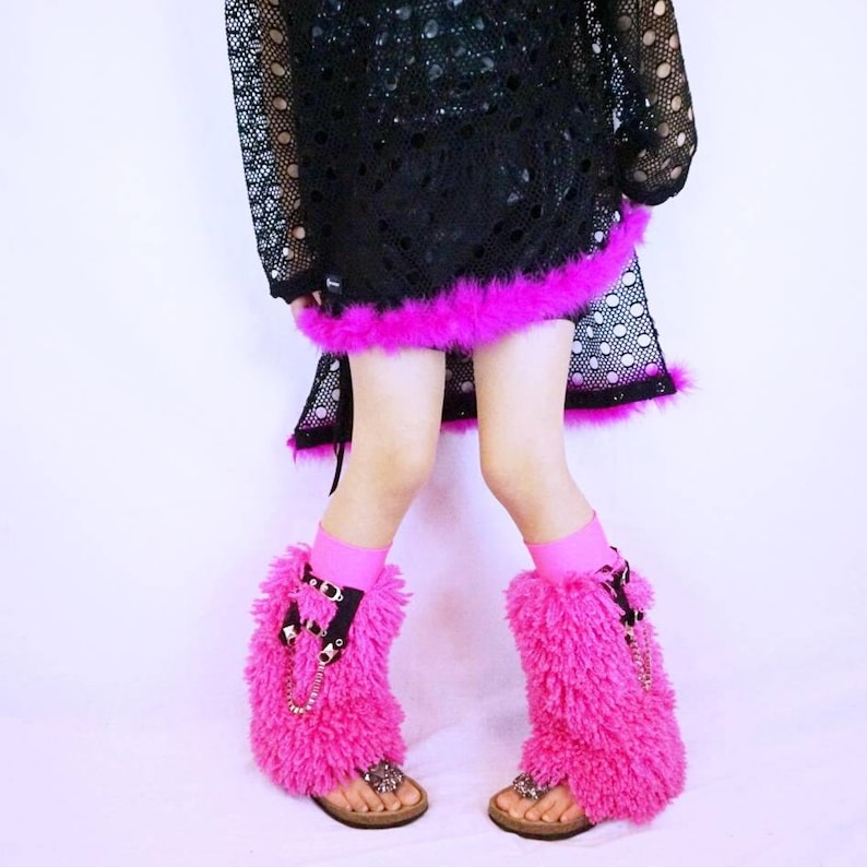 Girls Leg Warmers Faux Fur Leg Warmers Leg Warmers With Etsy