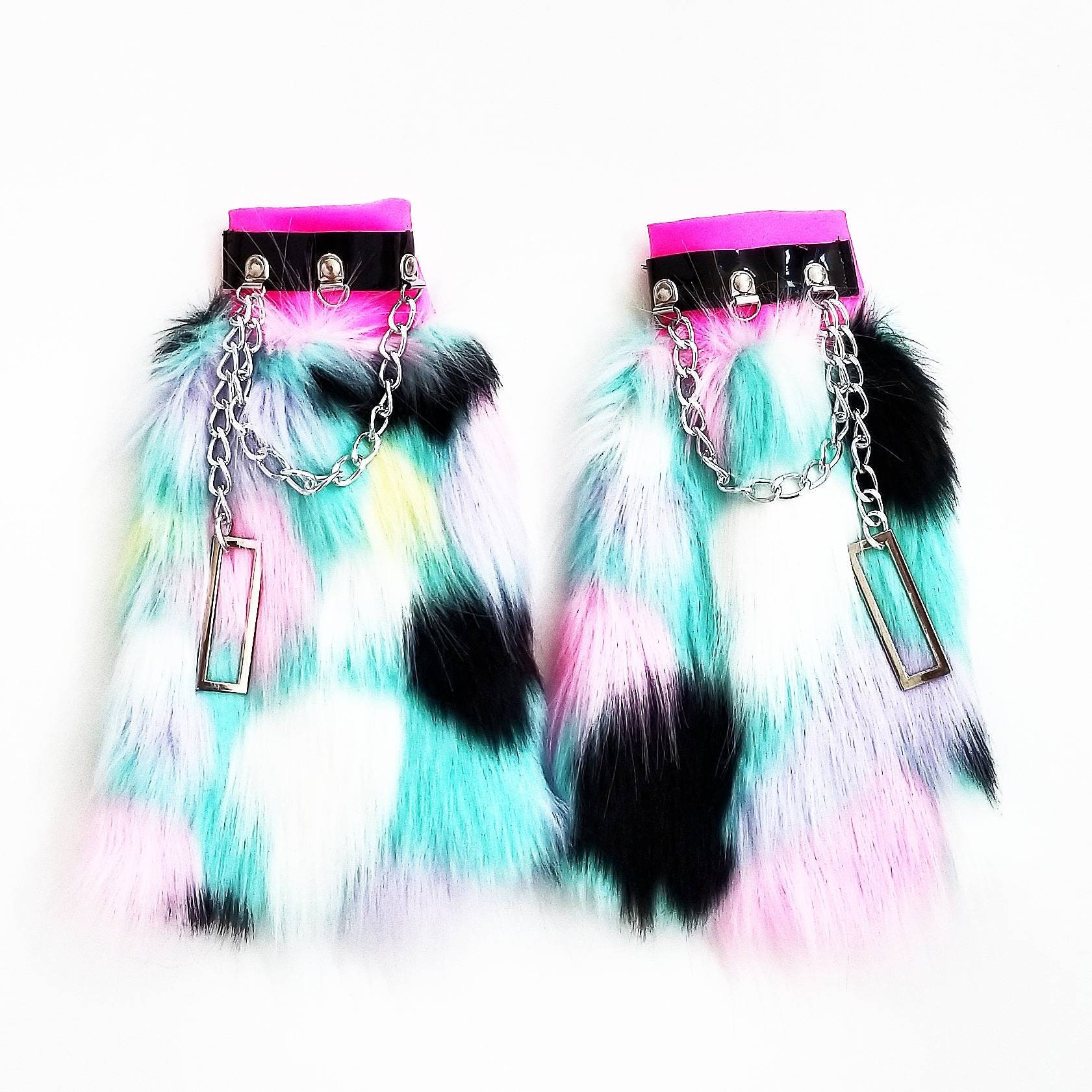 Girls Leg Warmers Faux Fur Leg Warmers Trendy Baby Kids Etsy