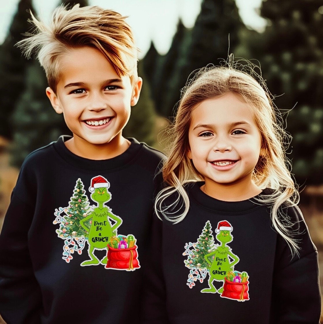 Boys Grinch Shirt Etsy UK