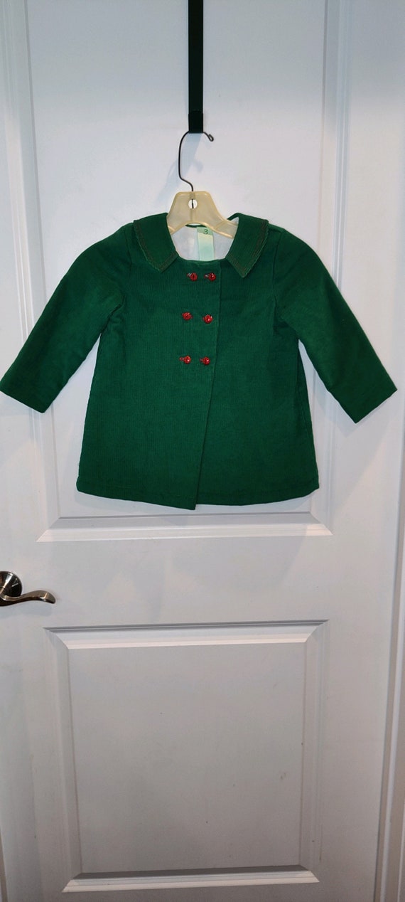 Vintage Handmade 3T girls coat / Toddler Coat / Vi