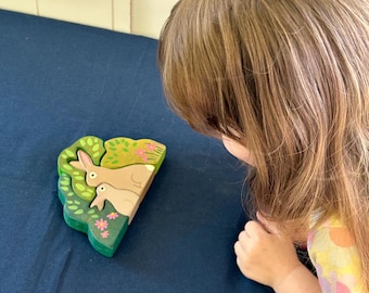 Animal Wood Block Puzzle- THE AMERICAS