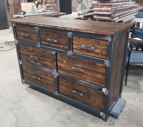 Rustic Oak Dresser { Furniture Makeover }
