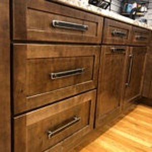 Cabinet Pull, Dresser Handle, Furniture Pull, Iron Handle, Forged, Industrial, Farmhouse, Drawer Pull, Kitchen Handle, Cabinet Handle