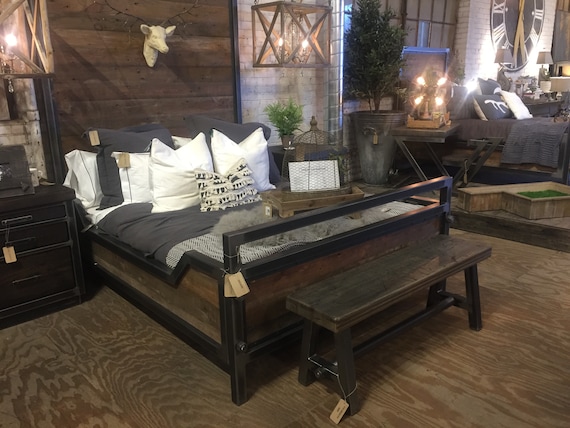 Industrial bedroom furniture set outlet