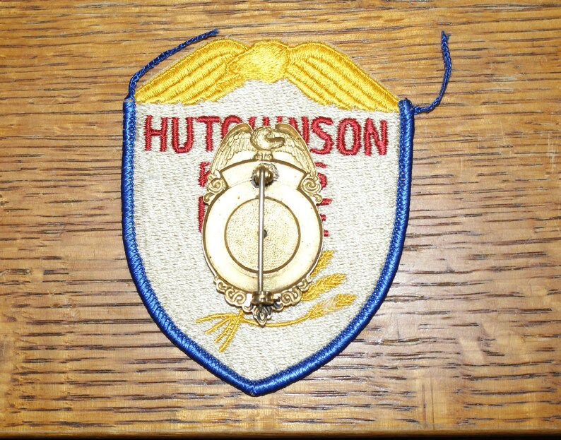 Hutchinson Kansas Police Badge Etsy