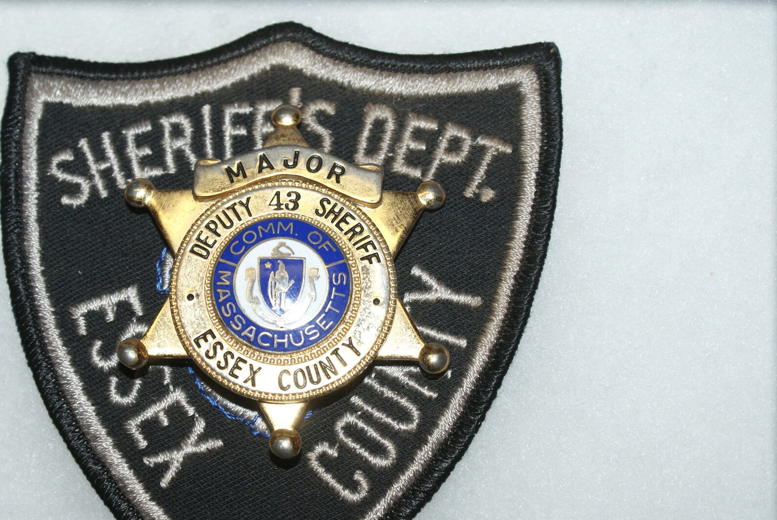 Essex County Mass. Sheriff's Badge. Major rank 46 Etsy