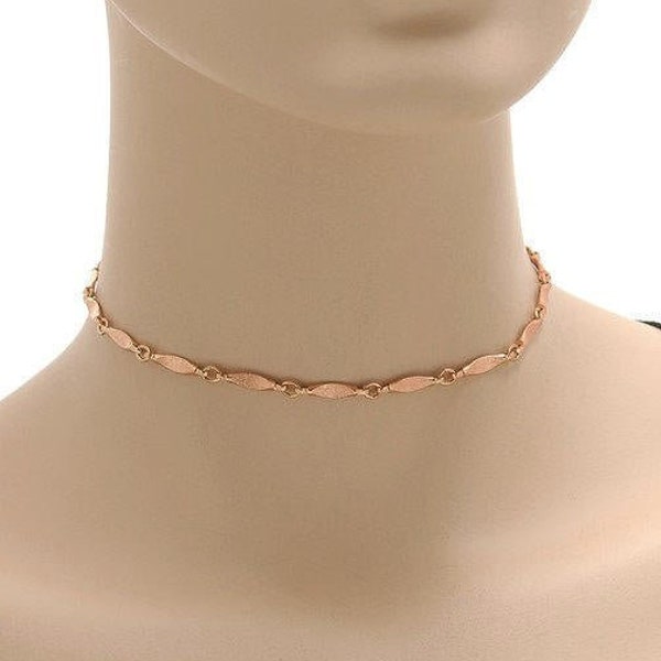 Gold Chain Choker, Dainty Choker, Rose Gold Choker, Chain Choker, Chain Necklace, Gold Choker,  Best friends gift, Birthday gift